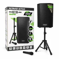 MAXLIN - Cabina De Sonido 8" 480w