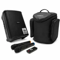 MAXLIN - Parlante De Sonido De 8 Pulgadas Con Bolso Y 2 Micrófonos