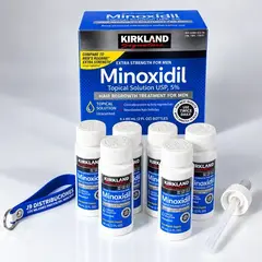 GENERICO - Minoxidil Kirkland Signature 5% Caja x 6 Frascos De 60 ml