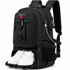 ONE PIXEL - Morral Mochila Expandible 50 Litros Con Puerto USB Zapatero