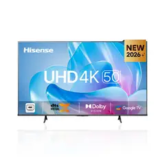 HISENSE - Televisor 50" Pulgadas 50A6S Smart TV 4K UHD con Google TV