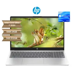 HP - PORTATIL 15 INTEL CORE ULTRA 7-155H- RAM 24GB DDR5 - SSD 512GB – WIN 11 HOME- 15,6"