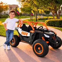 BEBESUNITA - Carro Buggy Eléctrico Niños 24v 2 Puestos Mp4 Ref 8101