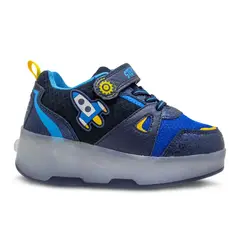 STEPS - Tenis Con Patin Para Niño Azul 279745