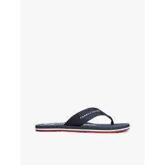 TOMMY HILFIGER - Sandalias azul marino de playa con logo