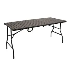 GARDECOR - Mesa Plegable 1.66m Tipo Madera Exterior MESA-07
