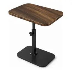 INNOVA - Mesa Auxiliar Lateral Altura Ajustable Sofá Y Cama 42 A 75