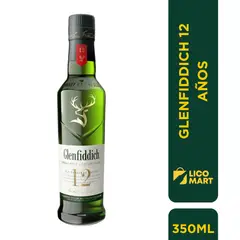 GLENFIDDICH - WHISKY SINGLE MALT 12 AÑOS 350 ML