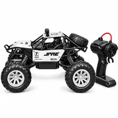 AMERICAN GENERICS - Carro Todoterreno a Control Remoto con Spray y Luces Verde 9639A