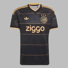 ADIDAS ORIGINALS - Camiseta adidas Hombre Visitante Ajax 2627 - Negro - Fútbol - Uso casual y entrenamiento