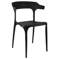 GENERICO - Silla Plástica Moderna Para Comedor y Exterior, Diseño Versátil y Liviano