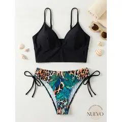 007PLUS - Vestido De Baño Mujer Diseño Floral