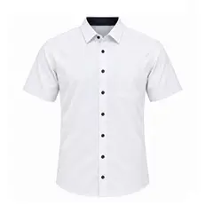 MODA EN CIRCUITO - Camisa Sport para Hombre Manga Corta – Horma Clásica Casual