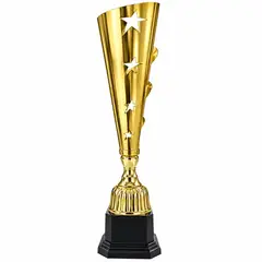 GENERICO - Trofeo Condecoracion Metálico Copa Estrellas 45cm BC1252 Cup