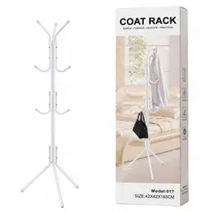 GENERICO - Perchero De Pie Metálico 165cm Organizador Chaquetas Bolsos