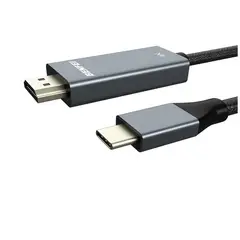 GENERICO - Cable usb Benfei 000206grey con entrada USB Tipo C salida HDMI