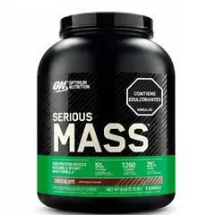 OPTIMUM NUTRITION - SERIOUS MASS 6 LB - PROTEINA HIPERCALORICA - CHOCOLATE - OPTIMUN NUTRITION