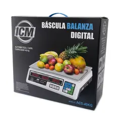 ICM - PESA DIGITAL PARA MERCADOS 40 KG