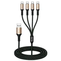 GENERICO - Cable USB C 4 en 1 de Carga Rápida Trenzado en Nailon