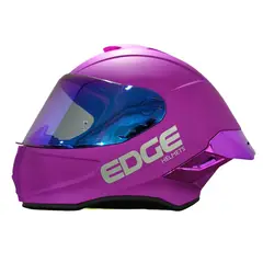 EDGE HELMETS - CASCO EDGE SHANGHAI CERTIFICADO ECE2206 MORADO MATE
