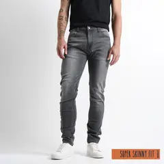 BEARCLIFF - Jean 5 Bolsillos para Hombre Super skinny