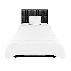 DORMILANDIA - Cubrelecho Liso de Microfibra Doble Faz