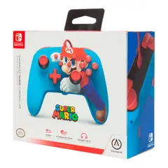 POWER A - Control Alámbrico Mario Punch Nintendo Switch