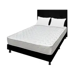 DORMILANDIA - Colchón con Base Cama cama Doble Firme Espumado Macizo 140 x 190 cm + Cabecero