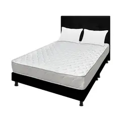 DORMILANDIA - Colchón con Base Cama cama King Firme Espumado Macizo 200 x 200 cm + Cabecero - 0% Interés a 3 Cuotas Pagando con tu CMR Banco Falabella