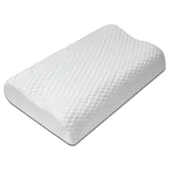 DORMILANDIA - Almohada en Memory Foam, Firmeza Media 35 X 59 cm Cervical