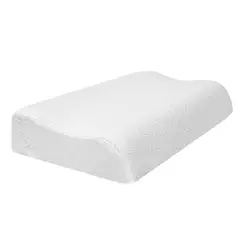 DORMILANDIA - Almohada en Memory Foam, Firmeza Media 28 X 48 cm Cervical