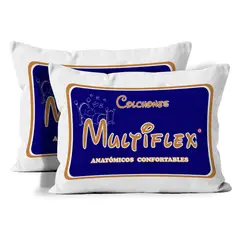 DORMILANDIA - Almohada de Microfibra, Firmeza Media 45 X 60 cm Cervical