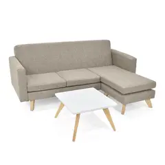 MICA - Juego de Sala Bruselas Taniz 3-1 Cuerpos - Mueble