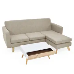 MICA - Juego de Sala Bruselas Seul 3-1 Cuerpos - Mueble