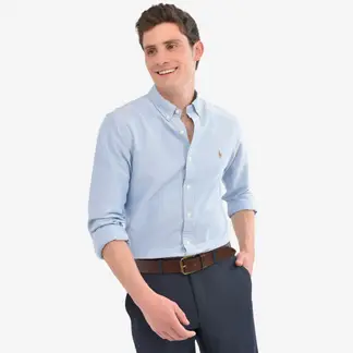 POLO RALPH LAUREN - Camisa Hombre Manga larga Slim
