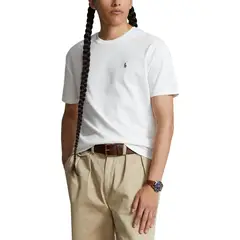 POLO RALPH LAUREN - Camiseta Hombre Manga corta de Algodón Custom Slim Fit
