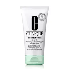 CLINIQUE - Limpiadora All About Clean 2-in-1 Cleansing + Exfoliating Jelly Anti-Pollution 150 ml