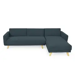 MICA - Sofá en L Moderno en Poliéster 4 Puestos Cambril 177.5 x 75.5 x 90 cm