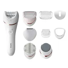 PHILIPS - Depiladora en Húmedo y Seco 8 Accesorios Depilado Bajo el Agua | BRE740