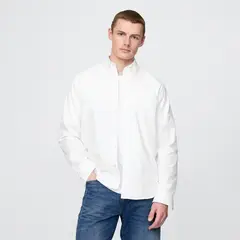 GAP - Camisa Hombre de Cuadros Manga larga Recto de Algodón
