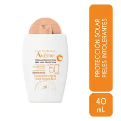 AVENE - Bloqueador Solar Fluido Mineral Color para Piel Sensible 40 ml