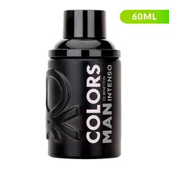 BENETTON - Perfume Hombre Colors Black Man Intenso 60 ml EDP