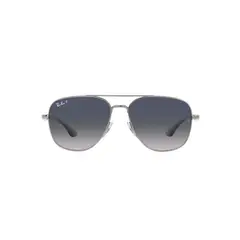 RAY BAN - Gafas de sol RB3683 Unisex Marco Gunmetal Lente Blue Gradient Polar
