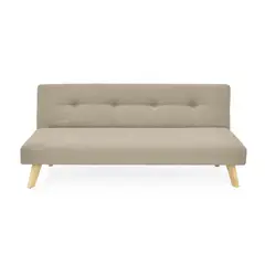 MICA - Sofá Cama Moderno en Tela 3 Puestos Lumas Duster 180 x 78 x 75 cm