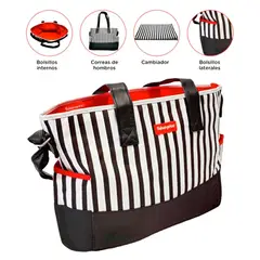 FISHER - Pañalera Unisex Price de hombro DFP9005