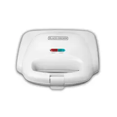 BLACK+DECKER - Sandwichera 2 Sandwiches SM1000W
