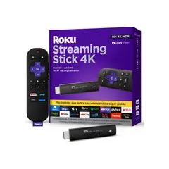 ROKU - Stick 4K | Dispositivo portátil para contenido streaming | Compatible con Alexa, Google Home, Apple Air Play, Apple Home