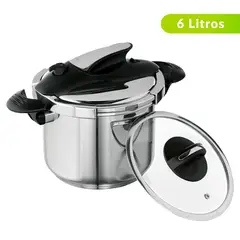UNIVERSAL - Olla a presión 6 litros Abre Fácil Acero