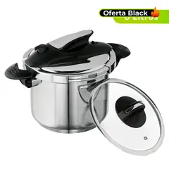 UNIVERSAL - Olla a presión 6 litros Abre Fácil Acero