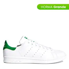 ADIDAS ORIGINALS - Tenis Hombre Moda Stan Smith Blanco Horma Grande